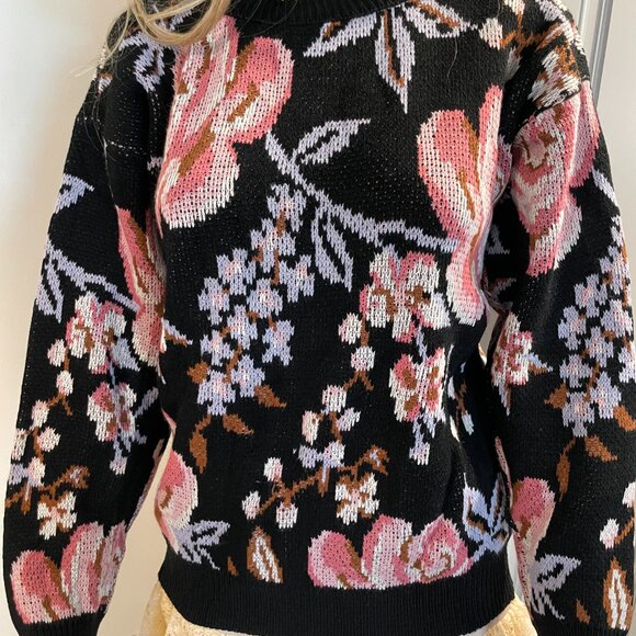 VINTAGE FLORAL PULLOVER Paloma Olguin - Picture 6 of 7